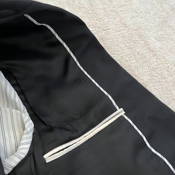 Stafford Performance Classic Fit Black Wool Blazer Suit Jacket 38S 38 Short - Picture 14 of 15